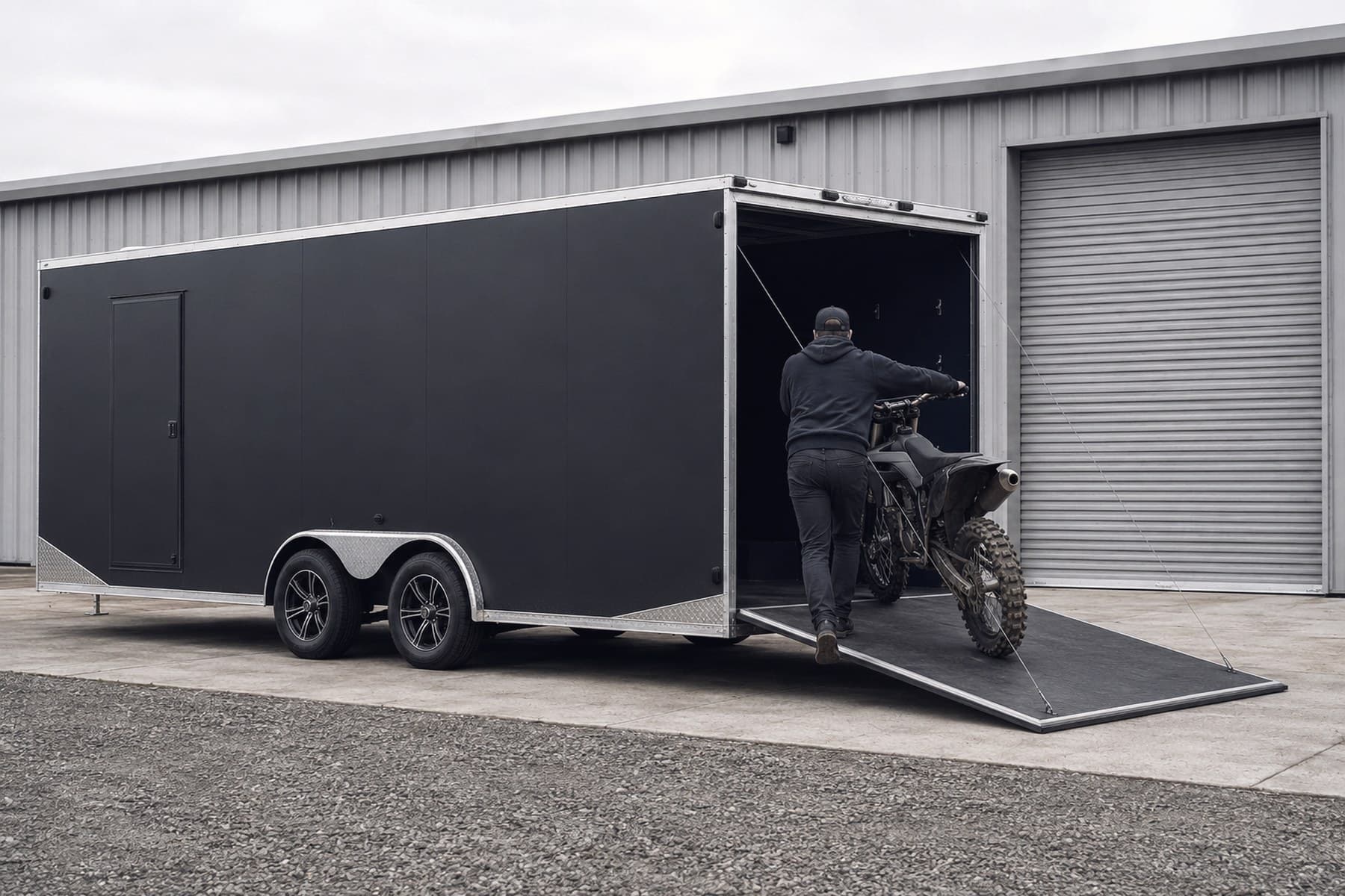 BM-Moto & Snow — Full-width rear ramp