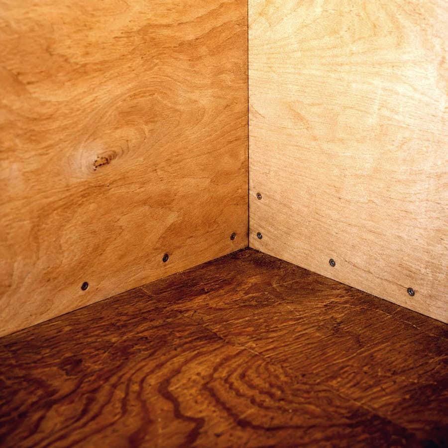 Interior lining — Marine birch, sealed
