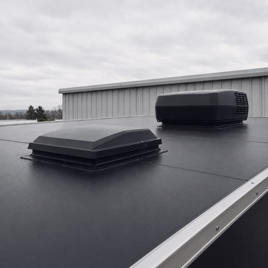 Roof vent — Thermostatic fan