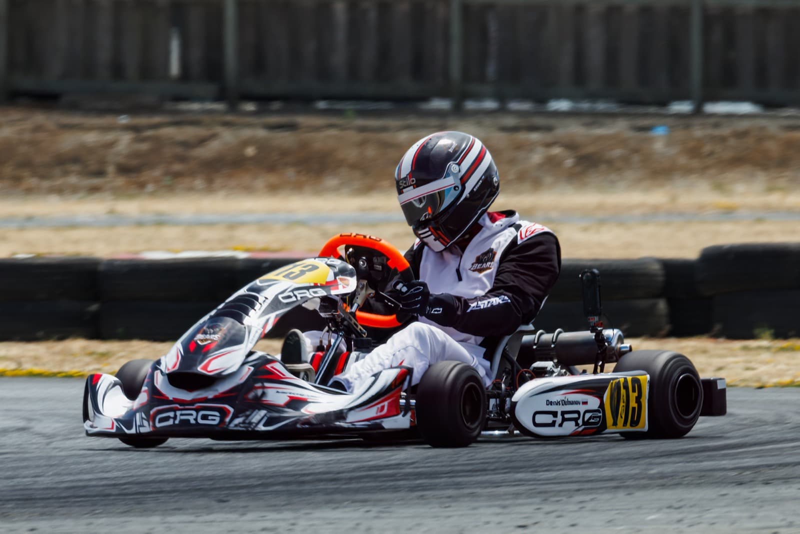 Kart #713 on track