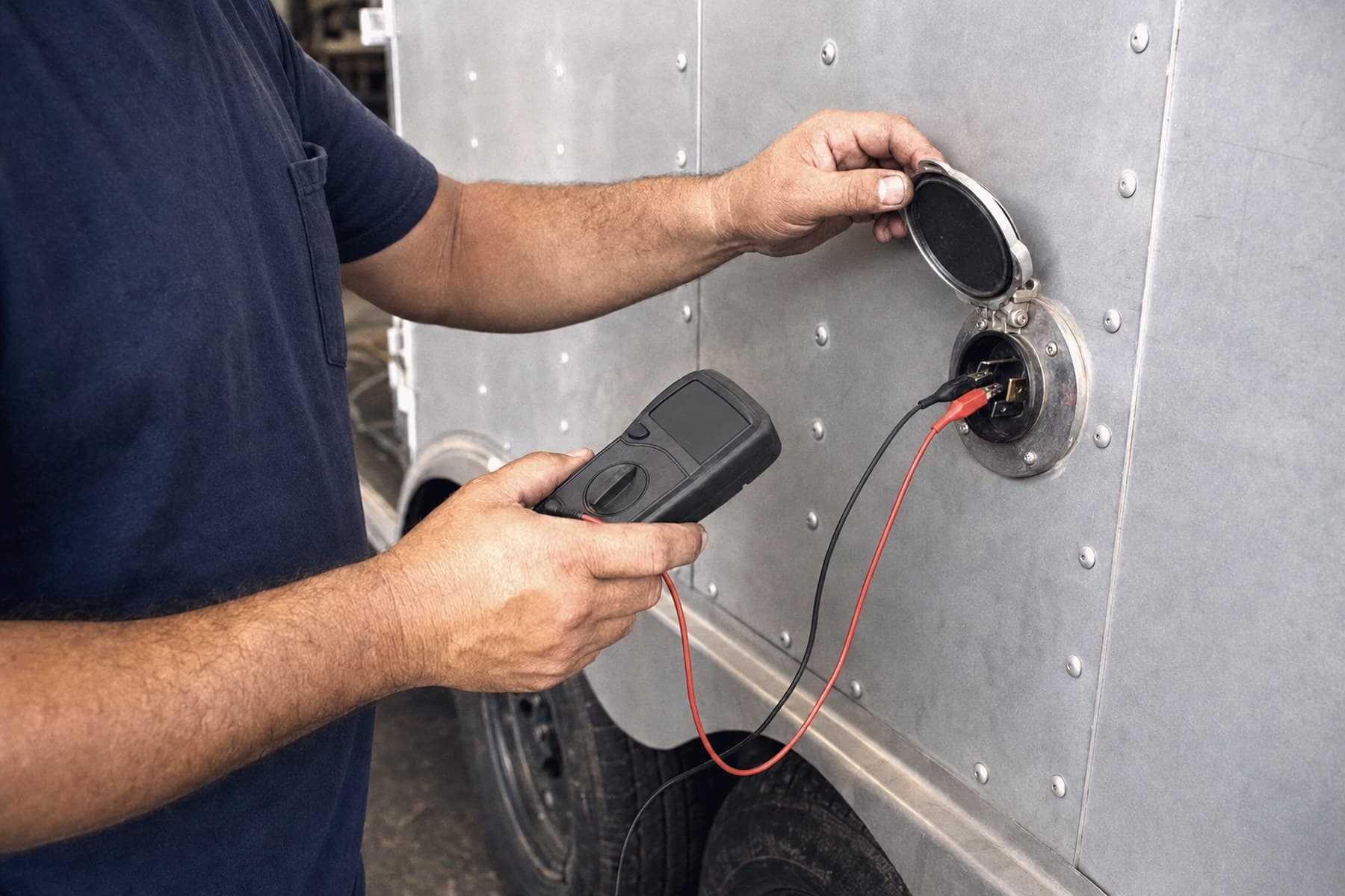 Power, tested — Shore inlet checked under load